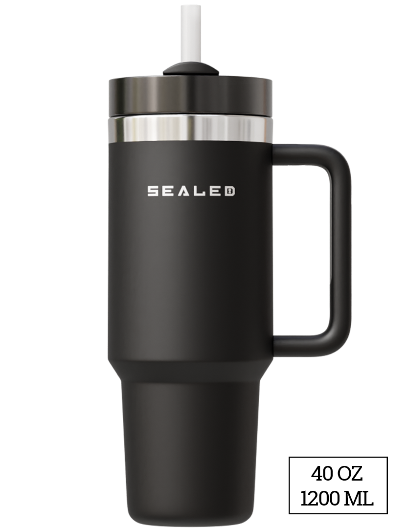 Sealed Tumbler 2 40 OZ Black