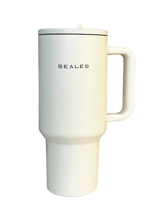 Sealed Tumbler 40 OZ Beige